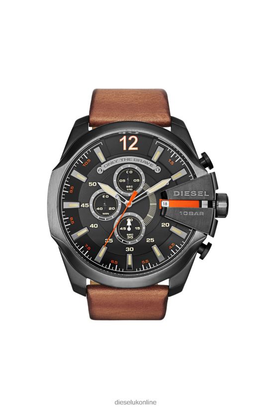 Accessory Men Diesel dz4343 mega chief 6D6F82683 Brown